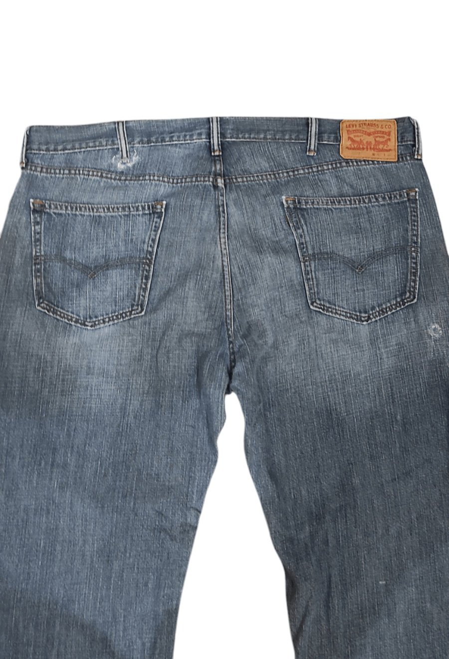 Levi's Big Size Levis Distressed Washed Denim Size US 42 / EU 58 - 4 Thumbnail