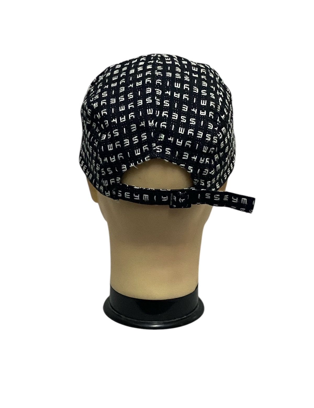 Issey Miyake Rare🔥2000s Issey Miyake Black Jacquard 5 Panel Hat Size ONE SIZE - 8 Thumbnail