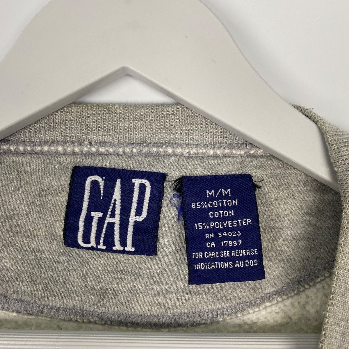 Other Vintage GAP Big Logo Printed Gray Pullover Jumper Size M Size US M / EU 48-50 / 2 - 5 Thumbnail