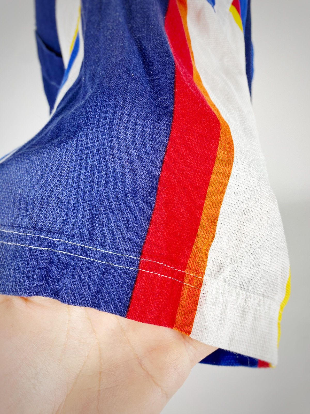 Chaps Ralph Lauren × Vintage 90's Chaps Ralph Lauren Rainbow Striped Button Up Shirt Size US L / EU 52-54 / 3 - 7 Thumbnail