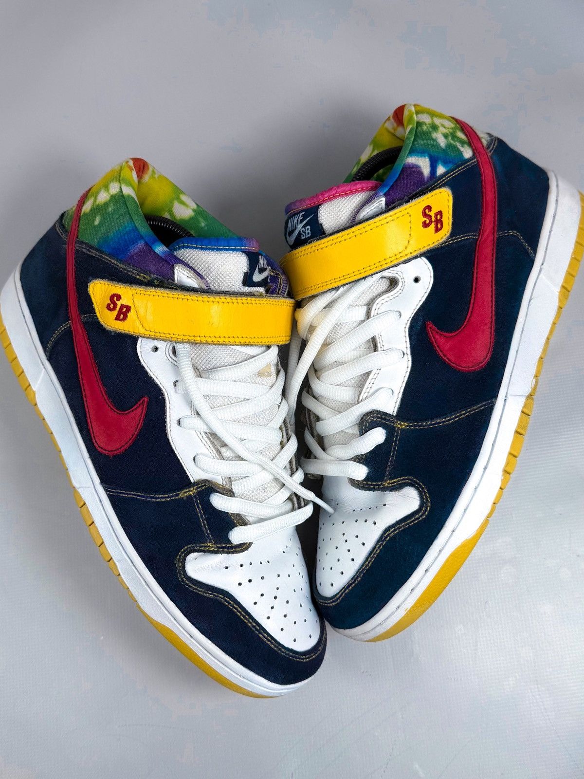 Nike Nike SB Dunk Mid “Tie Dye” 🦄 Size US 12 / EU 45 - 2 Thumbnail