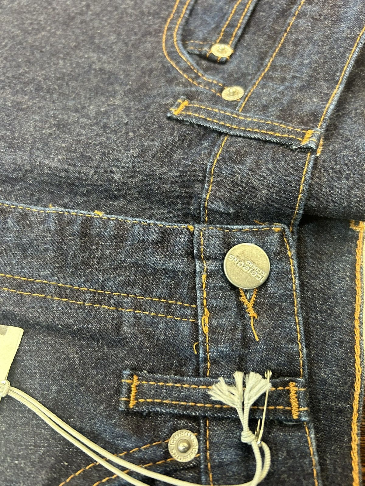 Iceberg Iceberg (Gilmar) Vintage Made in Italy Dark Wash Denim - NWT Size 26" / US 2 / IT 38 - 5 Thumbnail