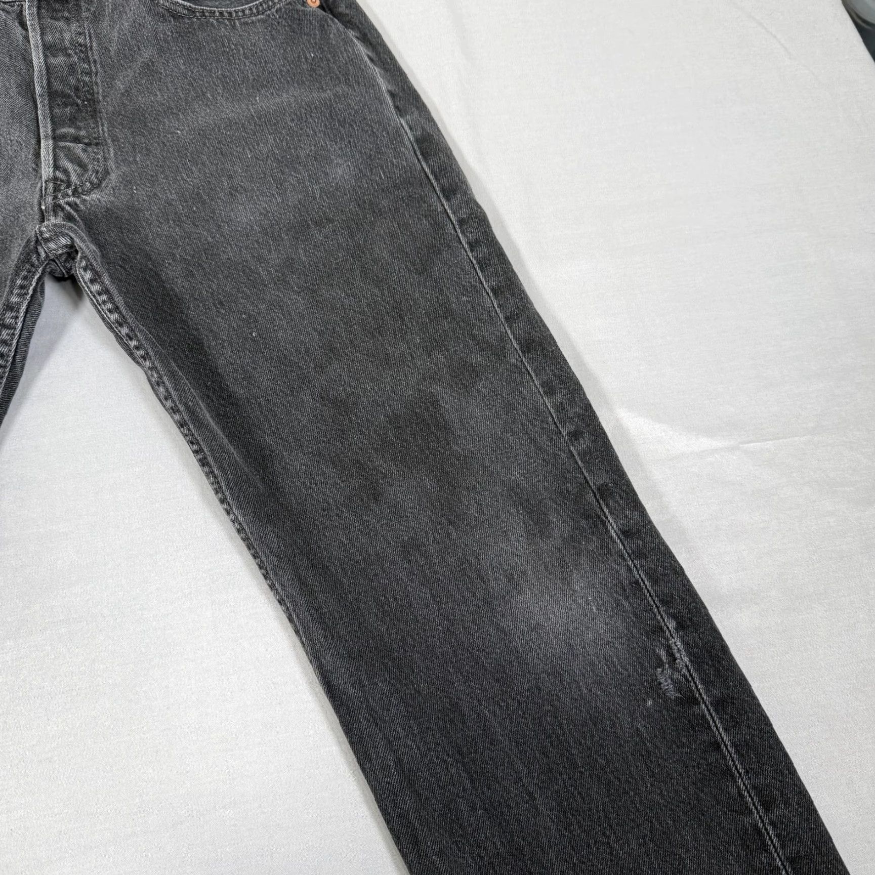 Levi's Vintage Levi's Jeans Men 32x34 Black 501 Straight Fit Denim Pants Western Cowboy Brand Levi's 501 Series Jeans 501 straight Size US 32 / EU 48 - 4 Thumbnail