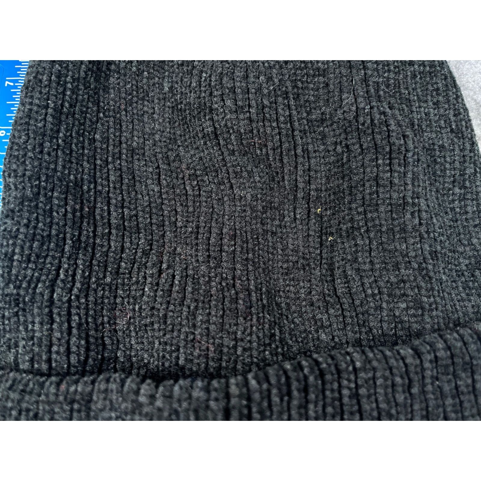 Vintage Family Dollar Beanie Toque Adult One Size Black Knit Acrylic Polyester Lined Ski Size ONE SIZE - 2 Thumbnail