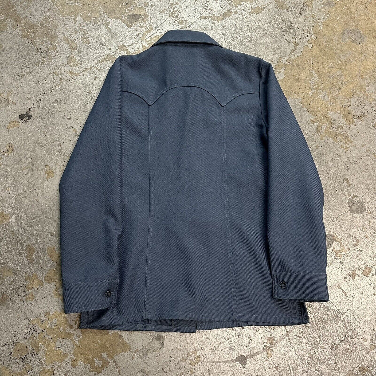 Levi's × Vintage Vintage 70s Levi’s Sta Prest Teal Shirt Jacket Made In USA Size US L / EU 52-54 / 3 - 3 Thumbnail