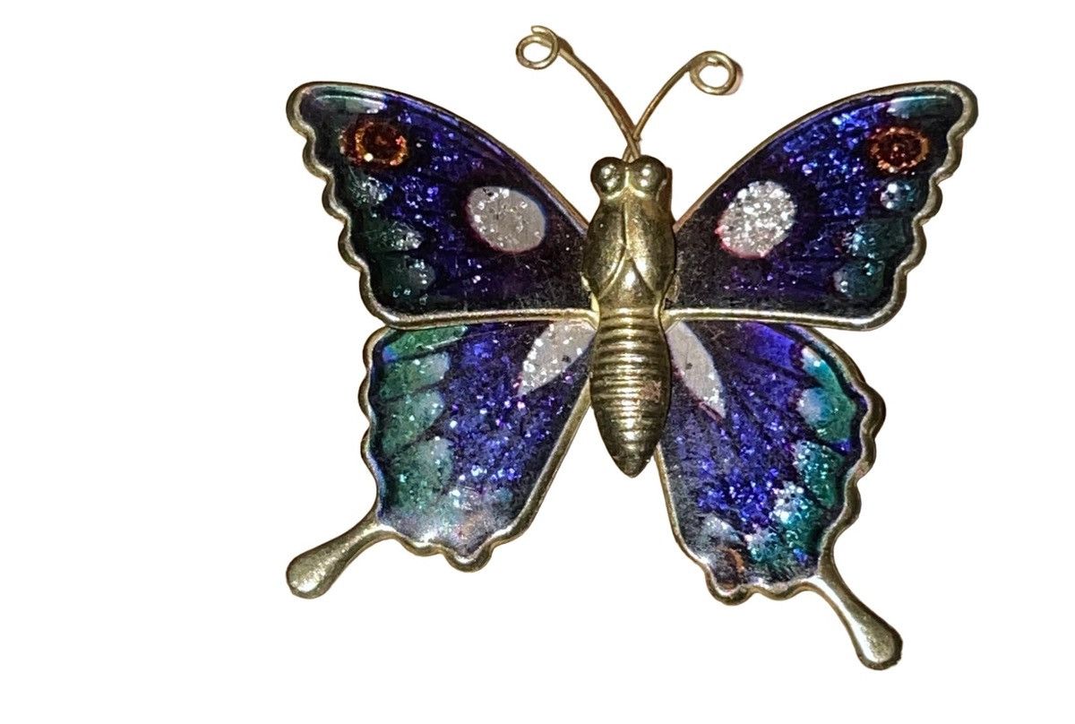 Vintage Bijoux Vintage 1970’s Butterfly Brooch Size ONE SIZE - 6 Thumbnail