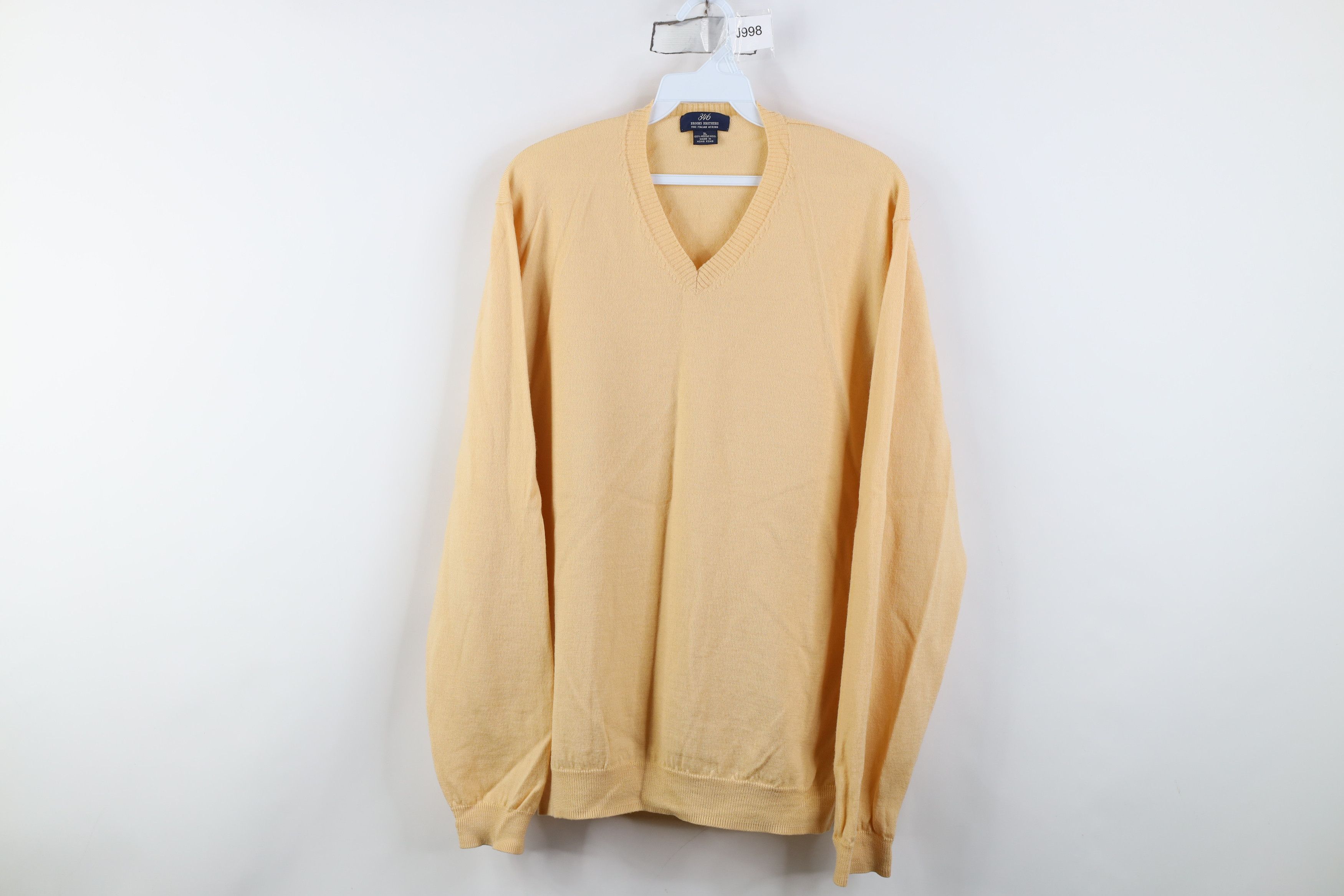 Brooks Brothers Vintage Brooks Brothers Italian Merino Wool Knit Sweater Size US XL / EU 56 / 4 - 1 Thumbnail