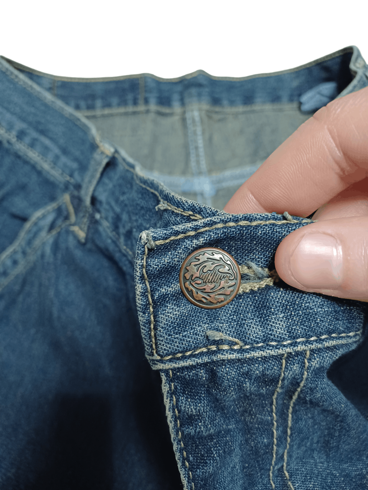 Other BAGGY TTNY VINTAGE MADE IN MEXICO SKATEBOARDING DENIM SHORTS Size US 33 - 3 Thumbnail