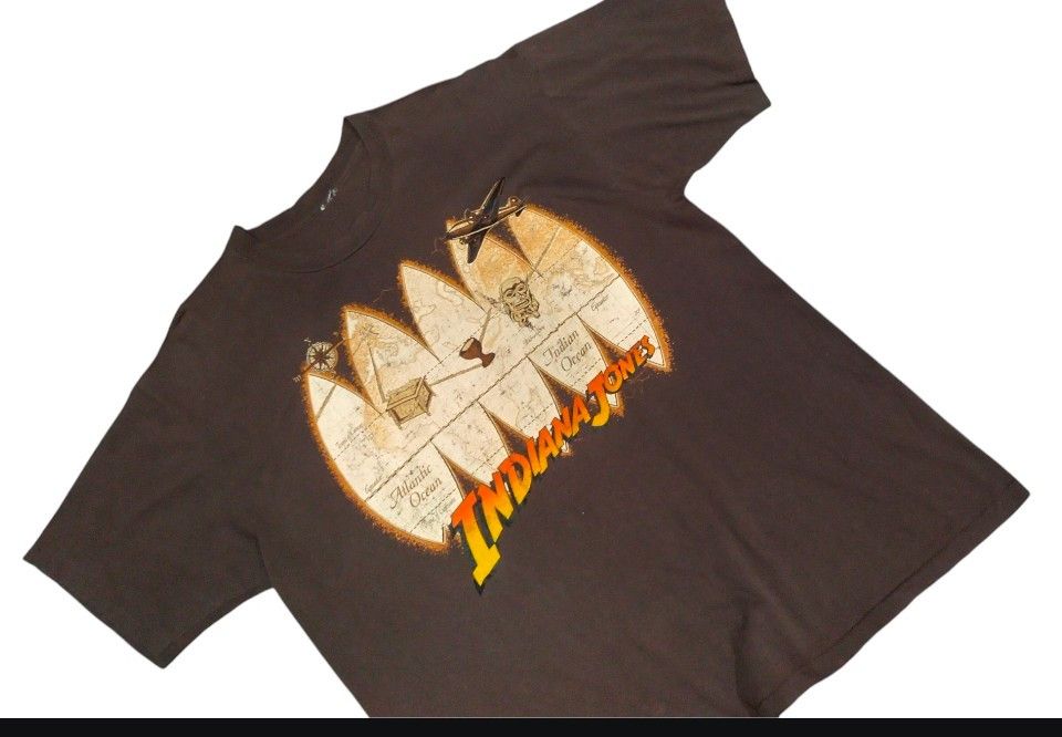 Other RARE X VINTAGE X MOVIE INDIANA JONES 90s TEE Size US XL / EU 56 / 4 - 15 Thumbnail