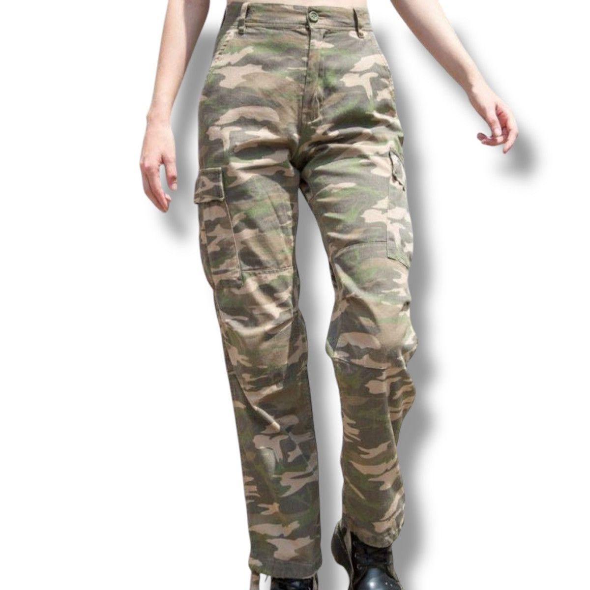 Brandy Melville Brandy Melville John Walt camouflage Piper cargo jeans Size 26" / US 2 / IT 38 - 1 Thumbnail