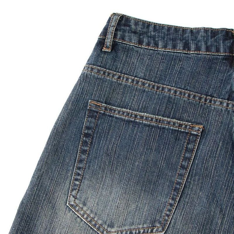 Jean Baggy Washed Denim Shorts Men Loose Fit Summer Size US 34 / EU 50 - 3 Thumbnail