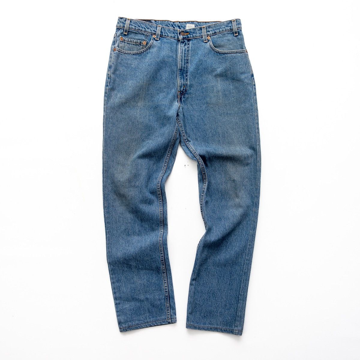 Levi's × Vintage Vintage Levi's 505 Regular Fit Straight Leg Blue Denim Jeans Size US 36 / EU 52 - 1 Thumbnail