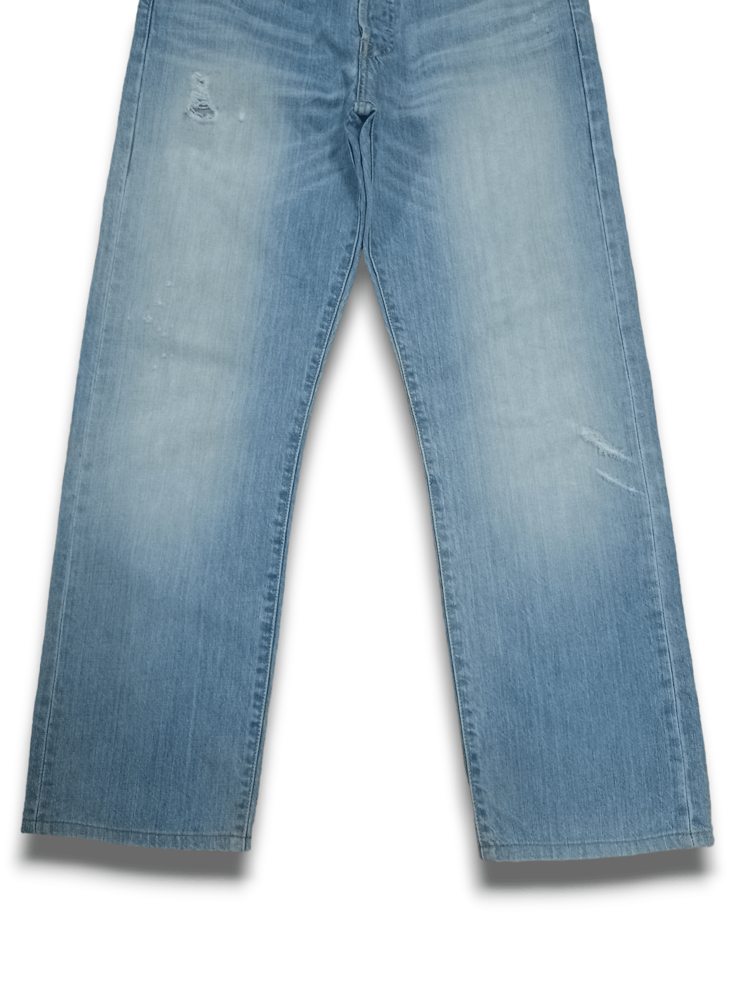 Levi's × Levi's Vintage Clothing Vintage 90s Levis 501 Blue Wash Baggy Style Distressed Jeans Size US 32 / EU 48 - 9 Thumbnail