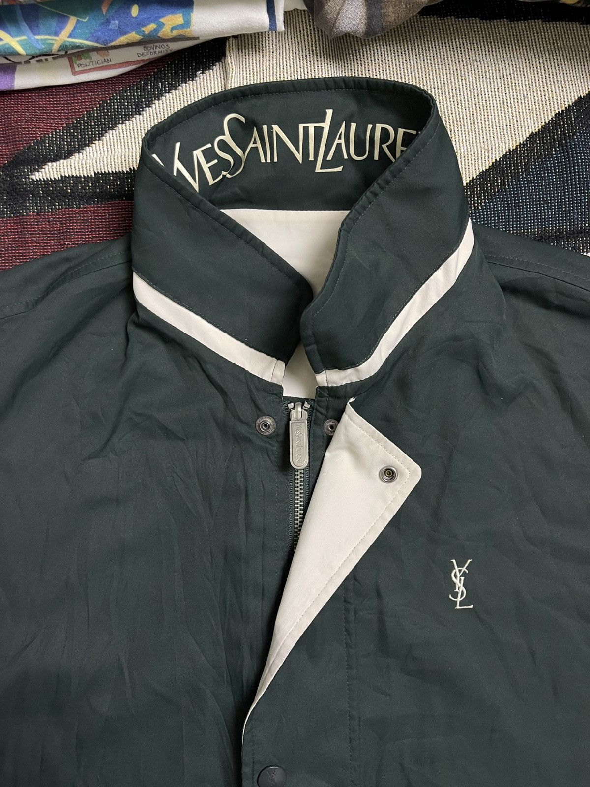Yves Saint Laurent Yves Saint Laurent Vintage Reverseable Jacket Size US L / EU 52-54 / 3 - 4 Thumbnail