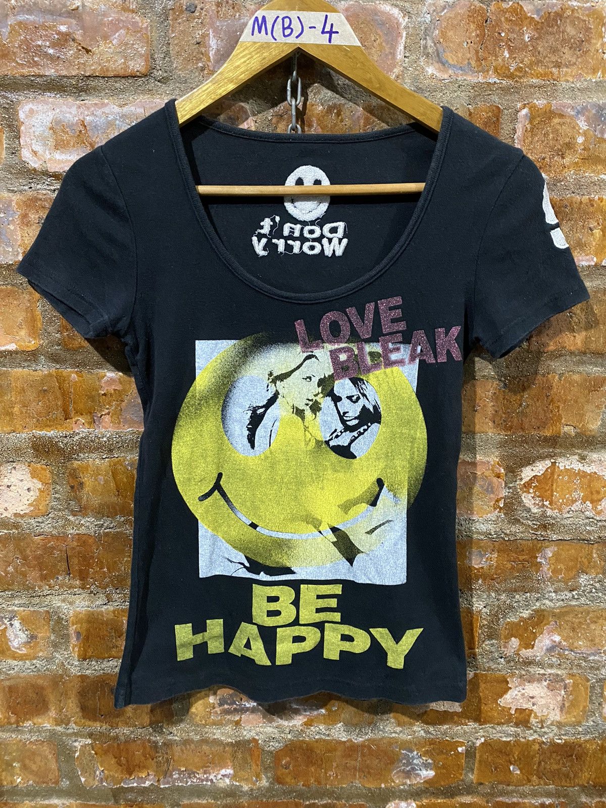 Hysteric Glamour × Japanese Brand × Shellac Love Bleak Be Happy Sex and Smile tee Size S / US 4 / IT 40 - 2 Thumbnail