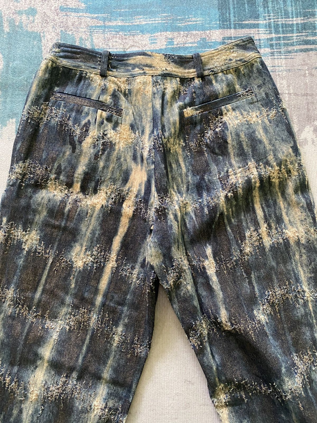 Designer × If Six Was Nine × Vintage Donna Paris Borro Acid Wash Pants Size 26" / US 2 / IT 38 - 10 Thumbnail