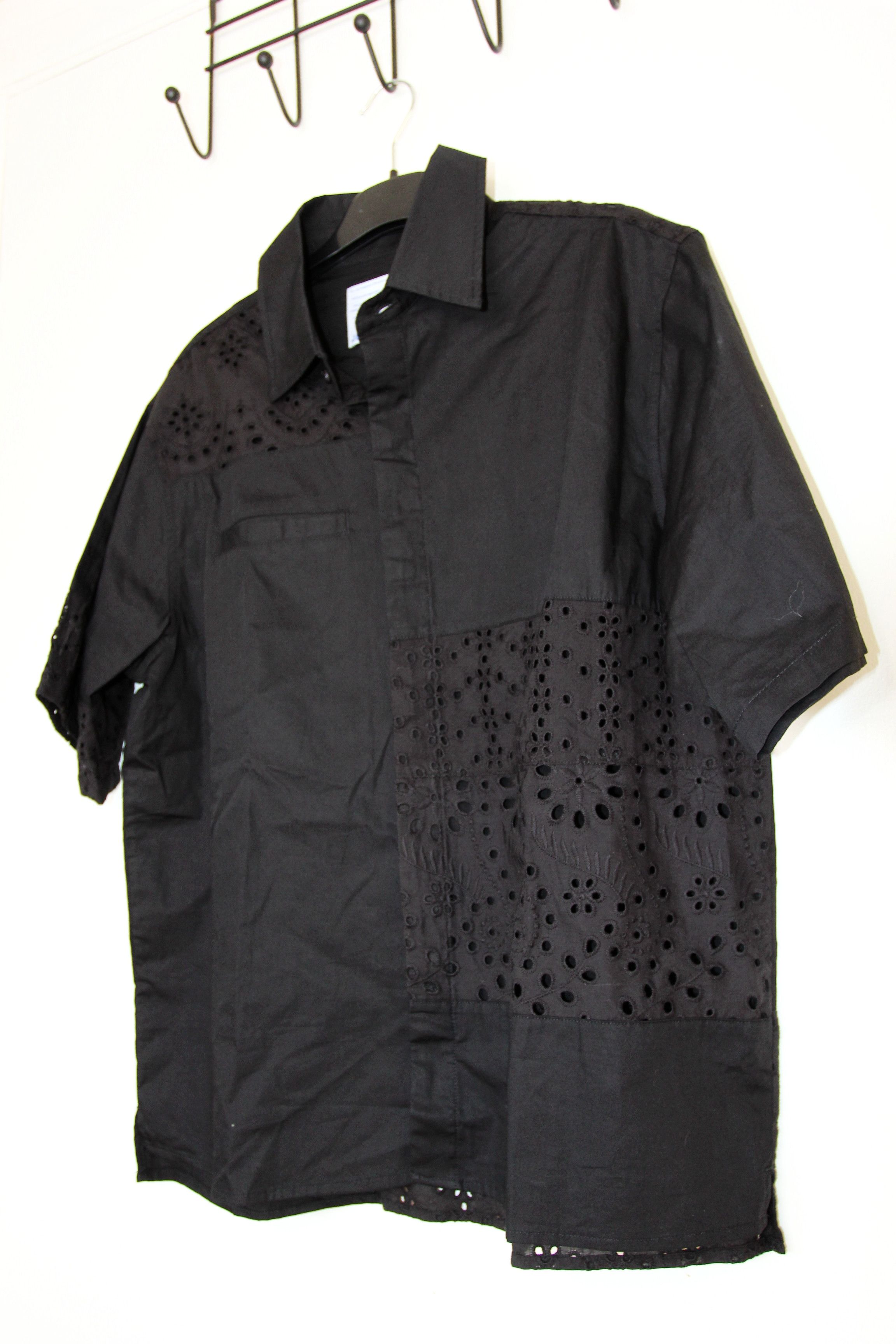 Jungles BNWT SS24 JUNGLES JUNGLES BRODERIE ANGLAISE SHIRT L Size US L / EU 52-54 / 3 - 5 Thumbnail