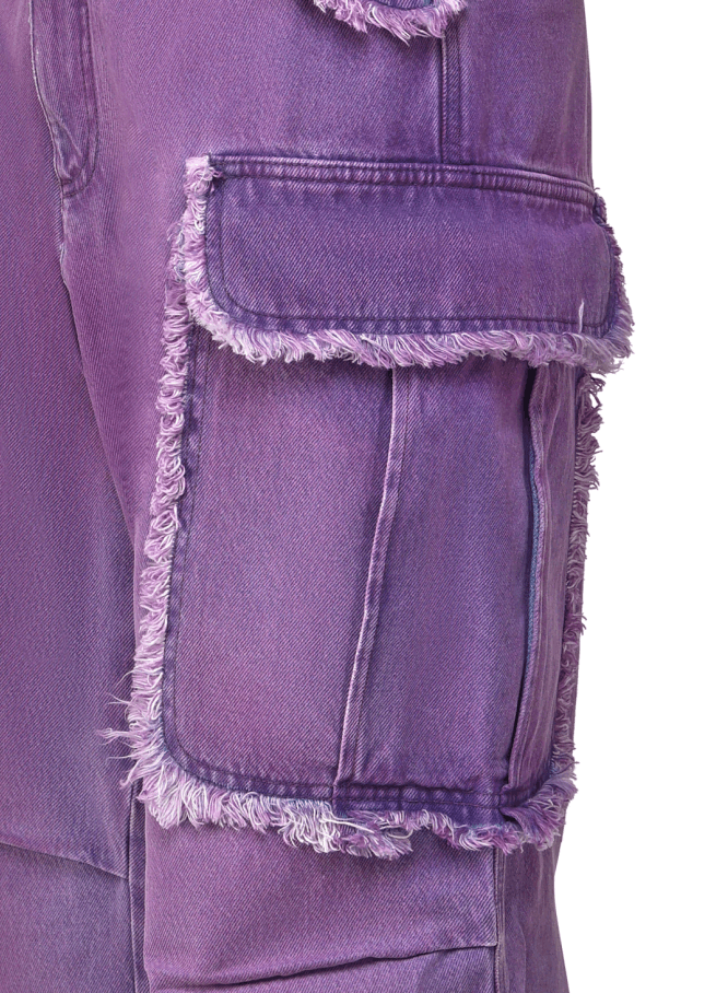 Other DARK PARK DENIM CARGO VIVI ACID PURPLE 8DWP004-F B153001 Size 25" / US 0 / IT 36 - 2 Thumbnail
