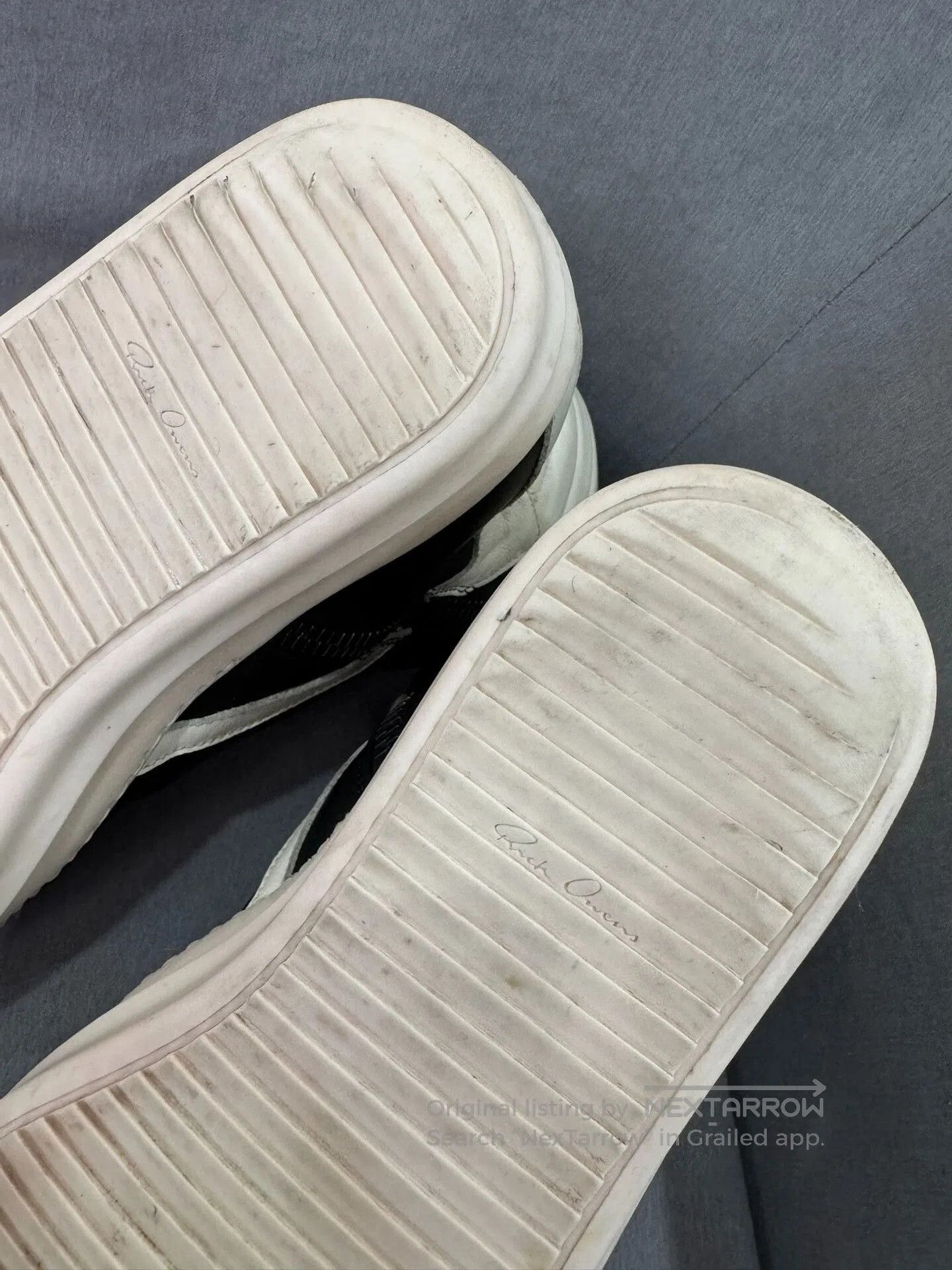 Rick Owens rick owens black and white high-top sneakers. Size US 9 / EU 42 - 8 Thumbnail