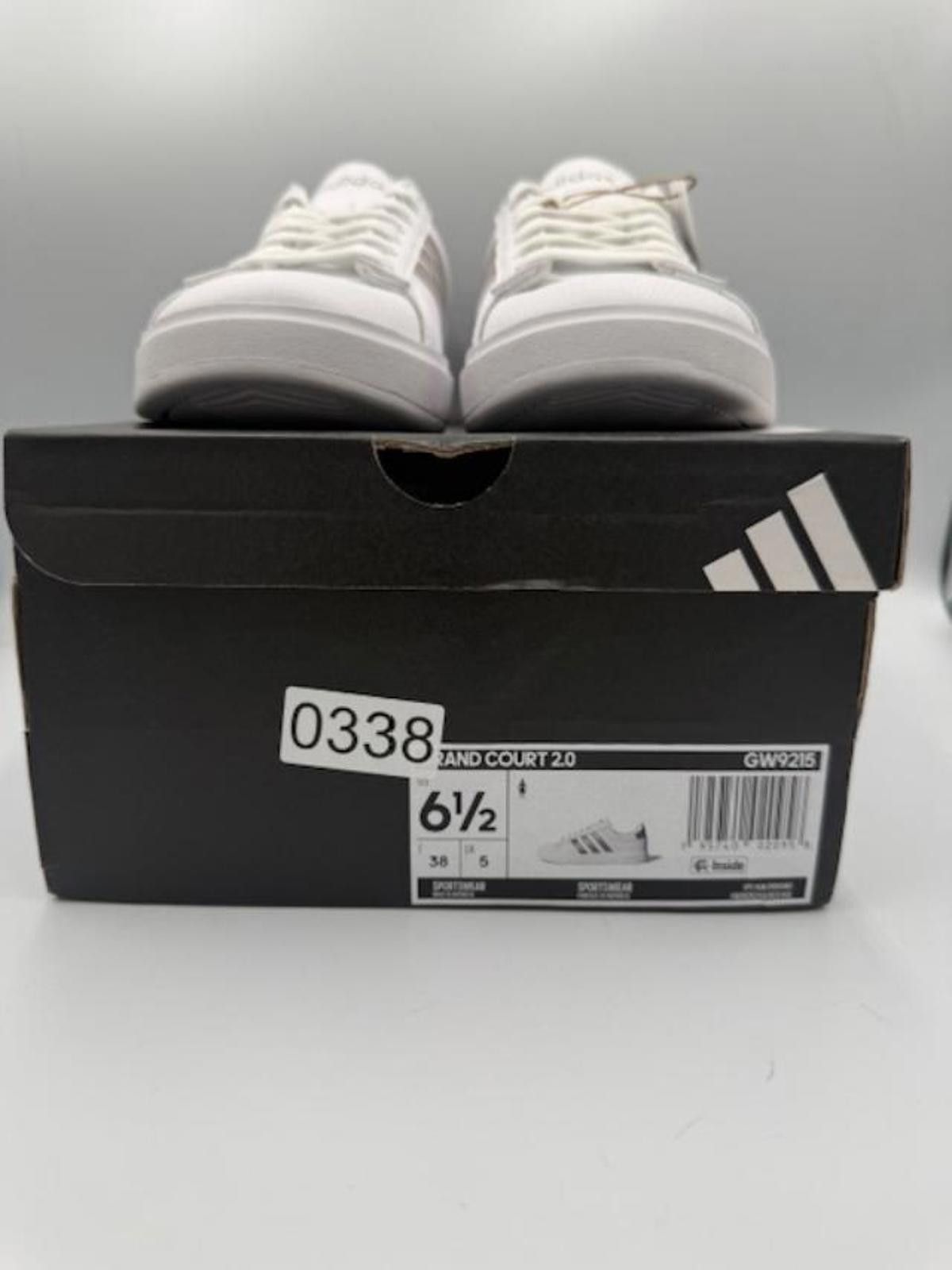 Adidas Adidas Grand Court 2.0 White & Platinum Metallic Size W 6.5 Size US 6.5 / IT 36.5 - 2 Thumbnail
