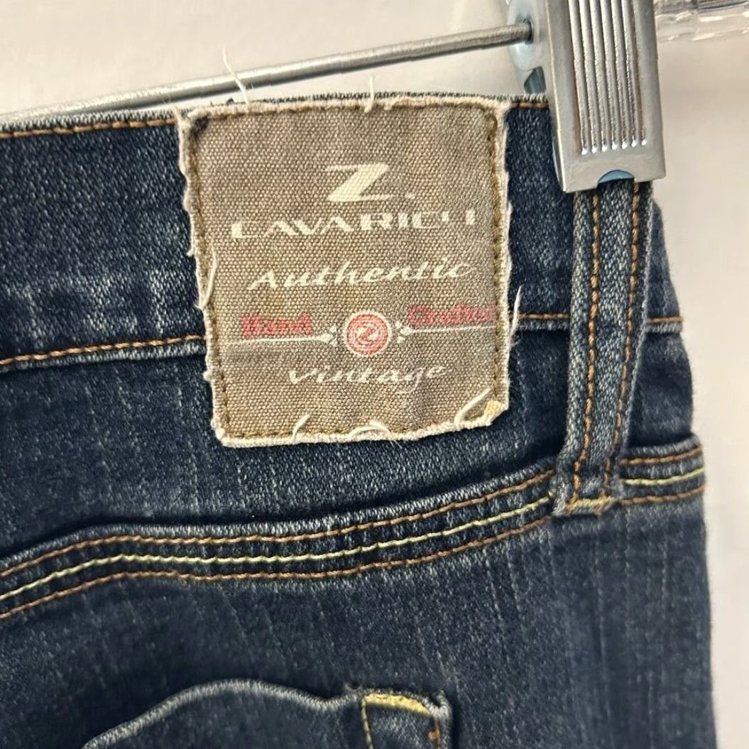 Vintage VINTAGE Z Cavaricci Jeans Womens 16W Dark Wash Stretch Straight Leg 5-Pocket Blue Denim Mens, Womens Size 38" / US 16 / IT 52 - 3 Thumbnail