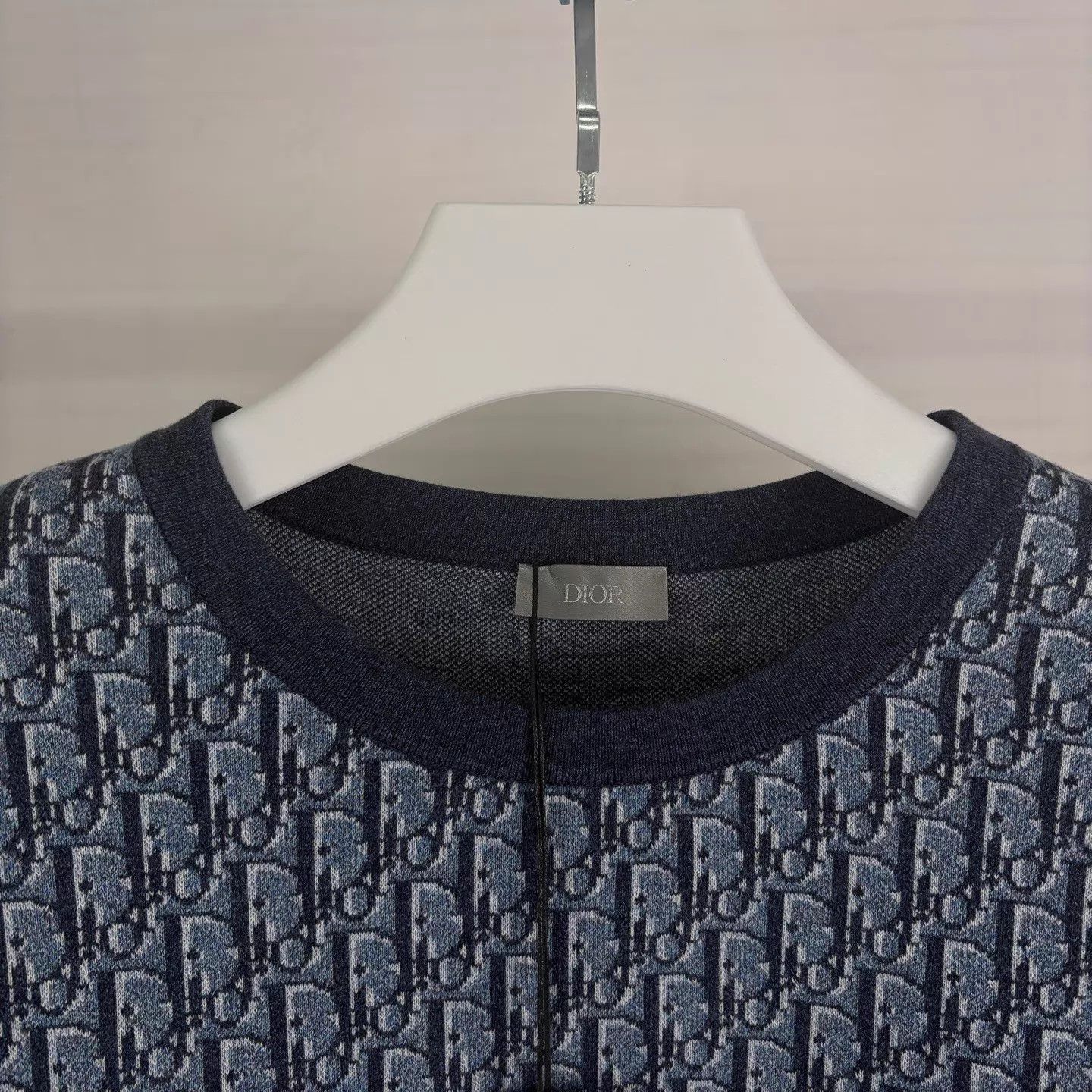 Dior Dior 25FW Oblique All-Over Logo Short Sleeve T-Shirt XXL Size US XXL / EU 58 / 5 - 3 Thumbnail