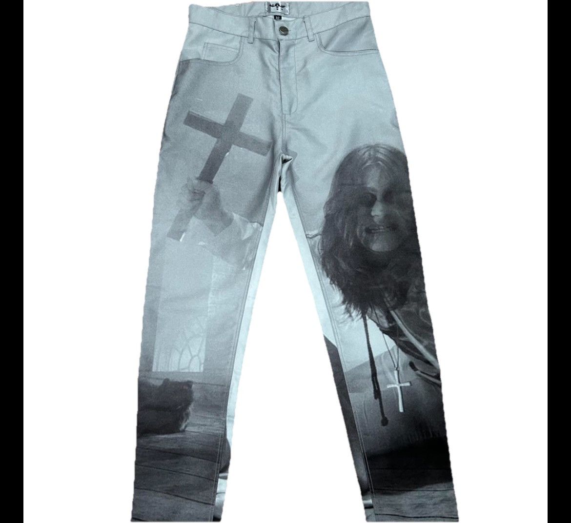 Designer × Osbbat Cross Pants | Osbatt | years of tears | BySlik Size US 32 / EU 48 - 1 Thumbnail
