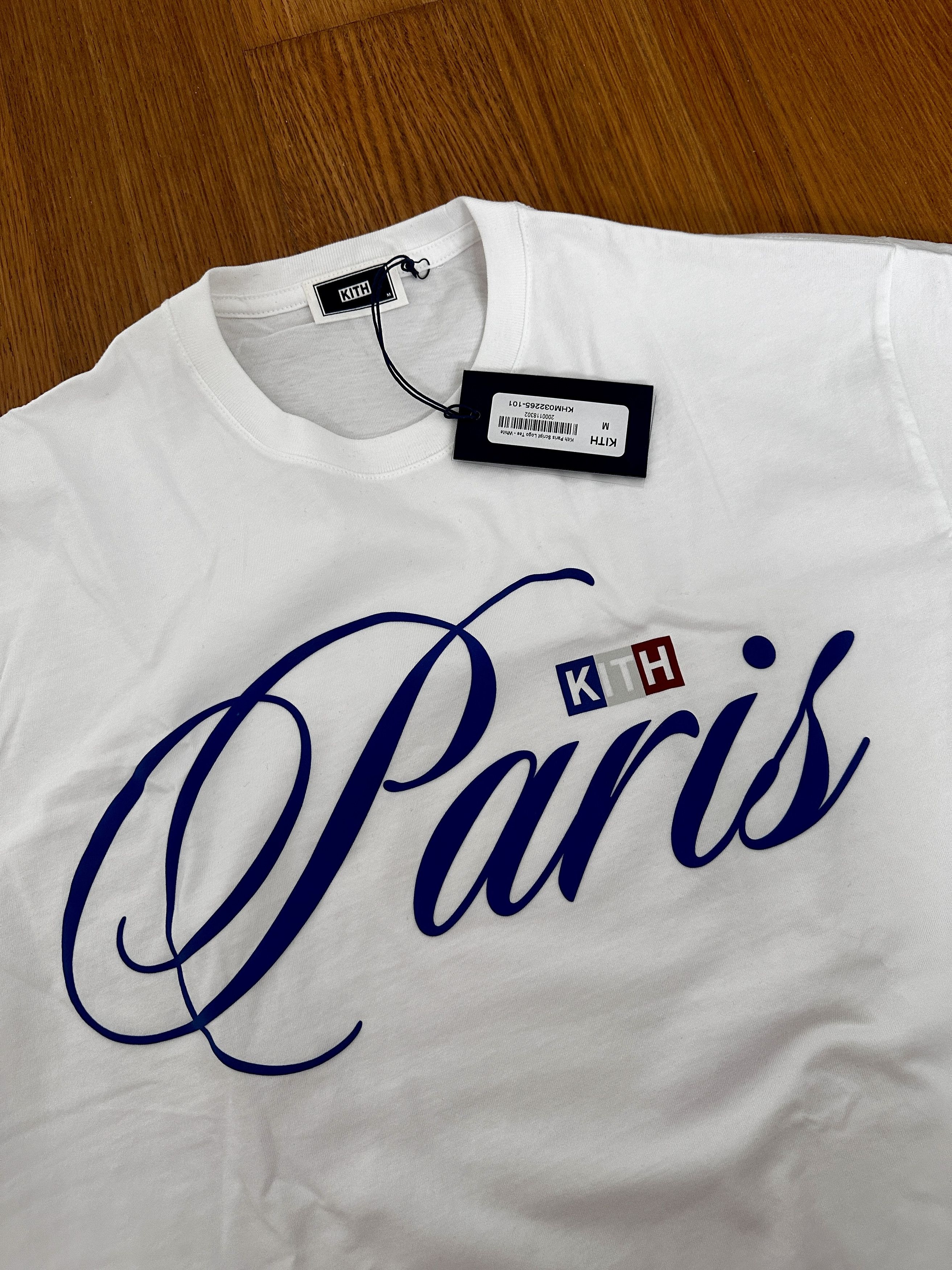 Kith EXCLUSIVE Kith Paris Logo Tee in White from Paris Size US M / EU 48-50 / 2 - 2 Thumbnail