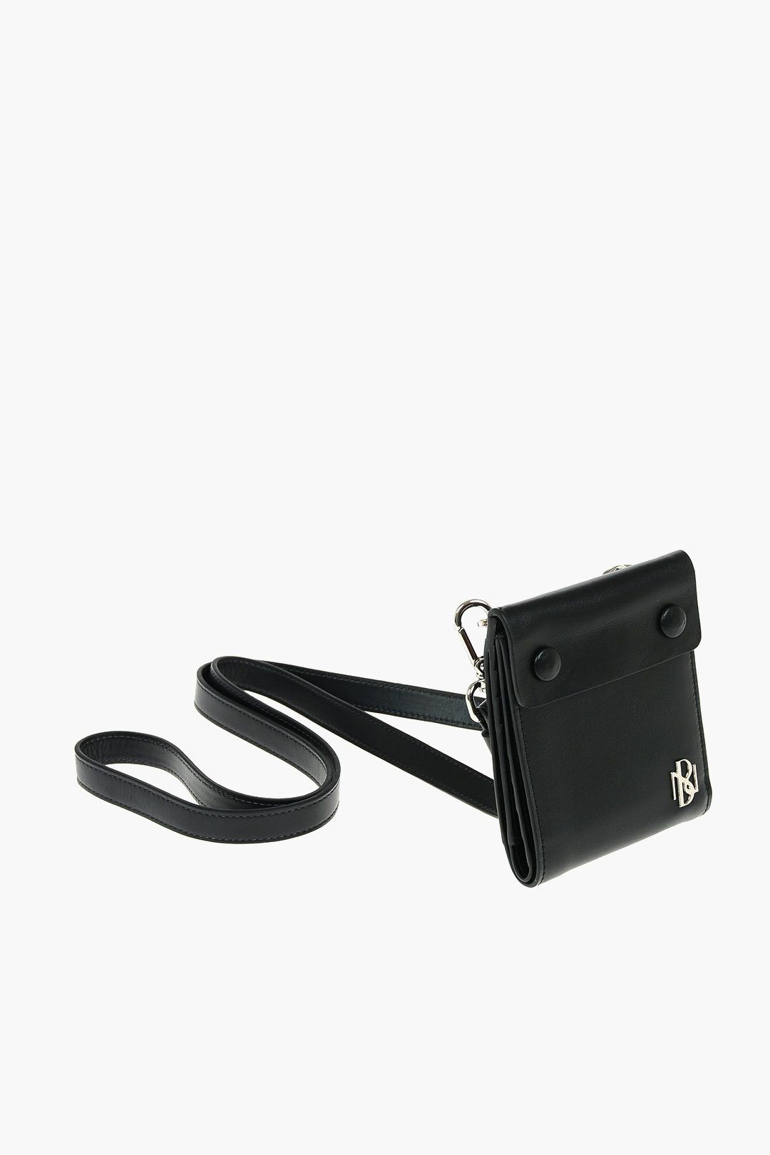 Neil Barrett **NEIL BARRETT Metal Monogram Leather Strap Bag Size ONE SIZE - 3 Thumbnail