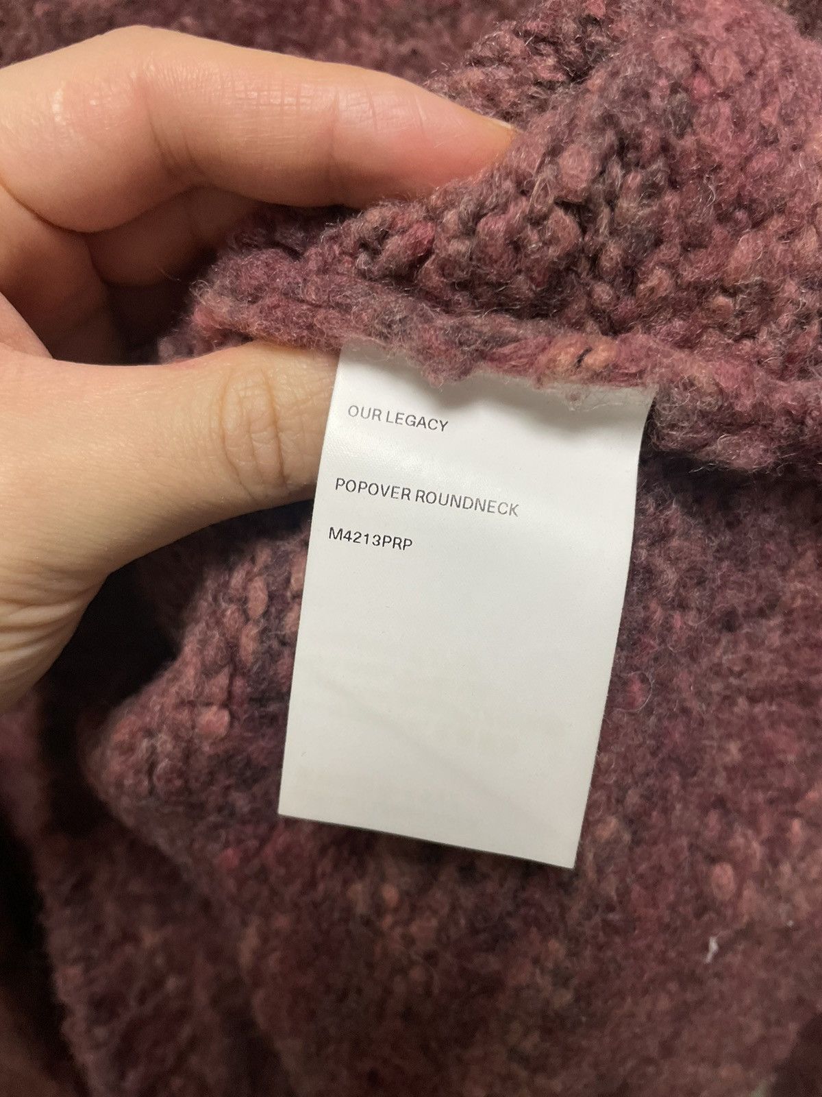 Our Legacy Our legacy popover roundneck sweater Size US S / EU 44-46 / 1 - 7 Thumbnail