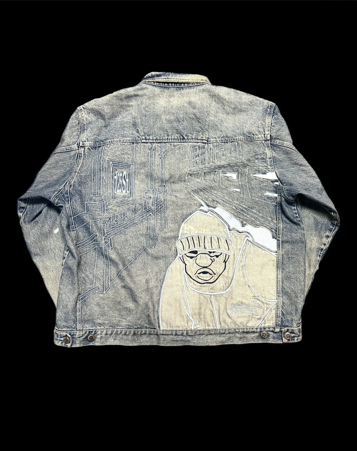 Southpole South Pole Big Logo Distressed Jean Jacket Size US XXL / EU 58 / 5 - 1 Thumbnail