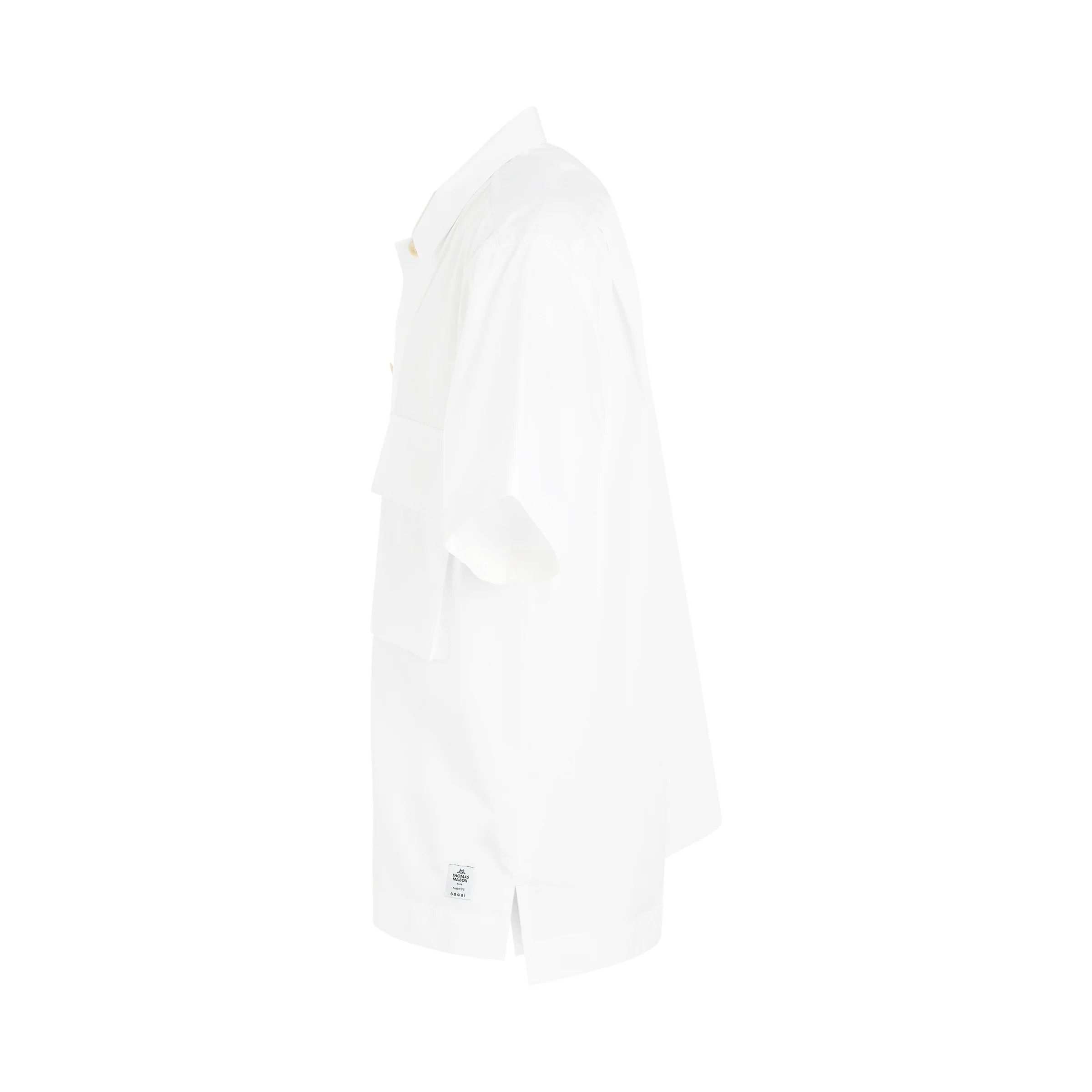 Sacai o1mris0824 Shirt in Off White Size US S / EU 44-46 / 1 - 3 Thumbnail