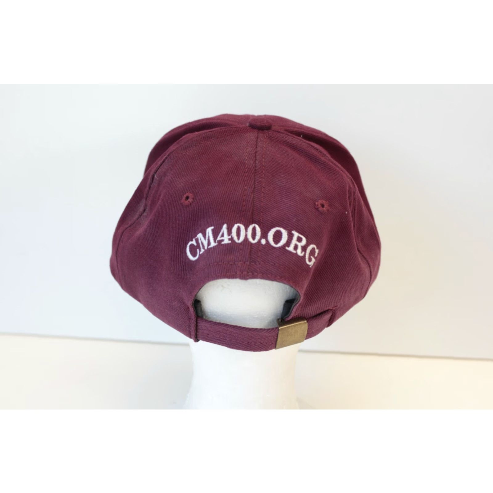 Vintage VINTAGE Northern California Cement Masons Strapback Hat Unbranded Maroon Adjustable 80s 90s Casual Mens Womens Boys Girls Size ONE SIZE - 4 Thumbnail