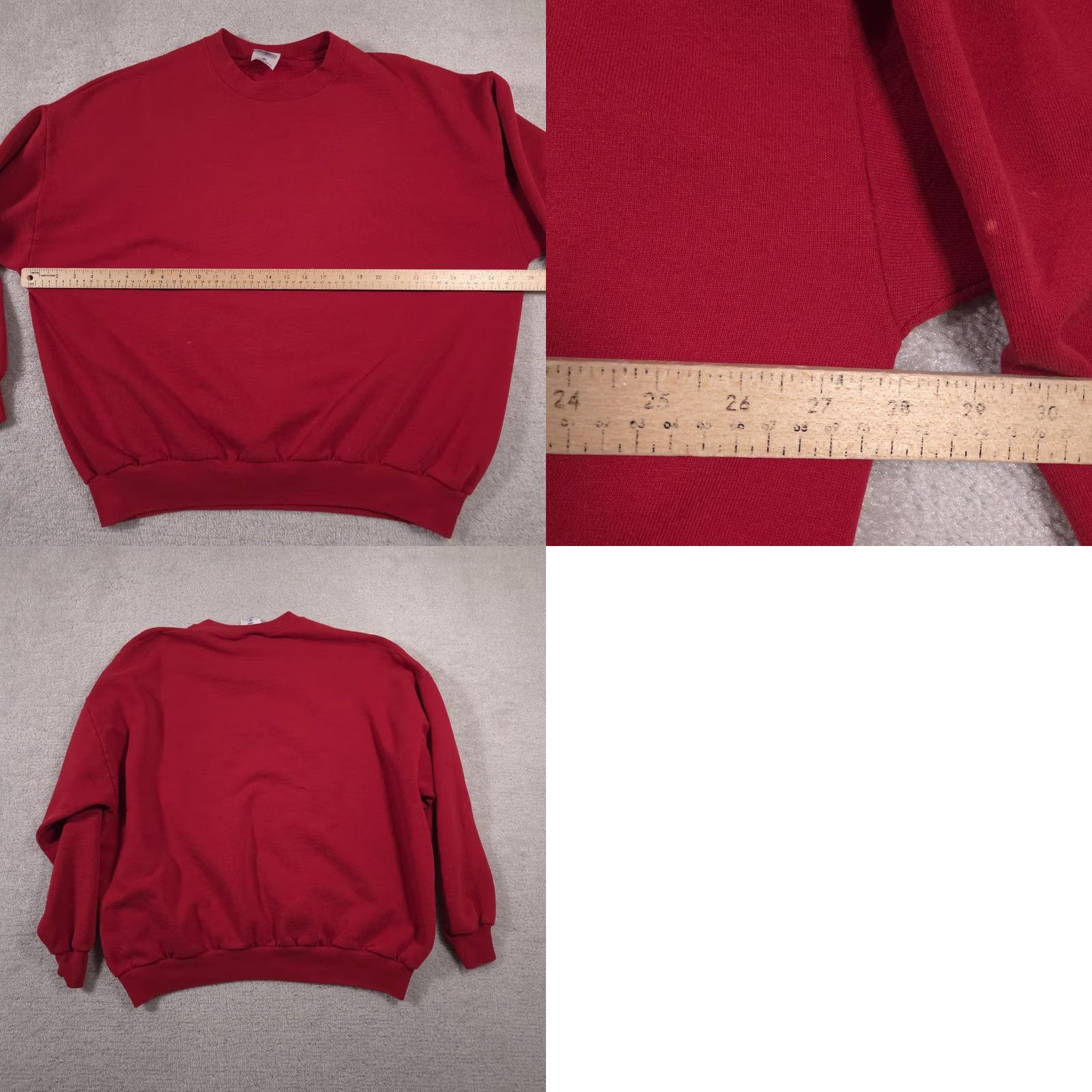 Jerzees Jerzees Sweatshirt Mens 3XL Red Crewneck Pullover Made USA NuBlend Size US XXL / EU 58 / 5 - 10 Thumbnail