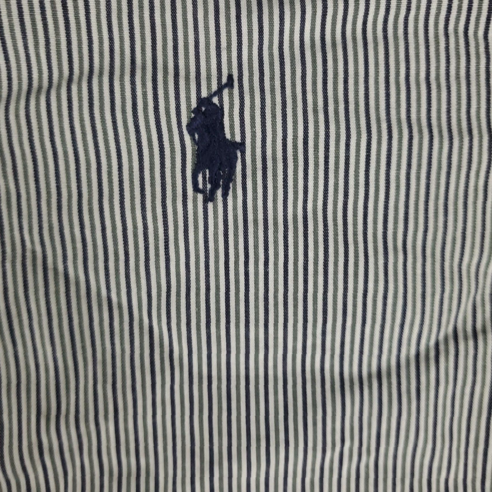 Ralph Lauren Ralph Lauren Dress Shirt Men’s Size 17 Blue Striped Long Sleeve Button Up Classic Modern Size 46R - 2 Thumbnail