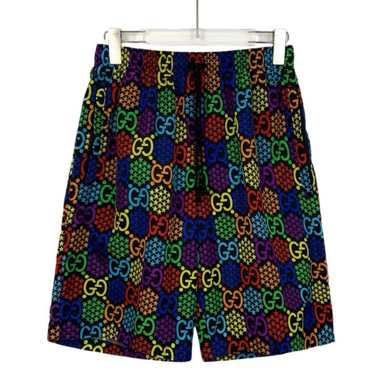 Gucci Gucci Color-blocking double G pattern full print mulberry s Size US 28 / EU 44 - 1 Thumbnail