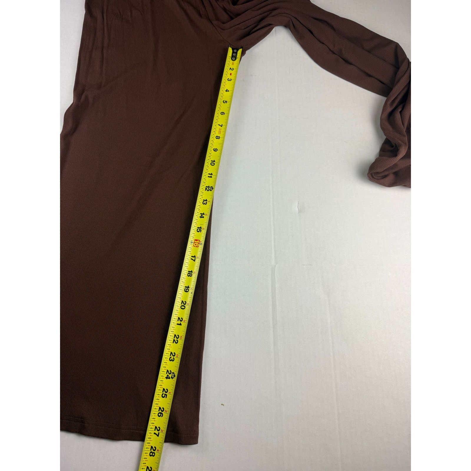 Other Women's Brown Two-Piece Stretchy Fashion Set Size 22" - 5 Thumbnail