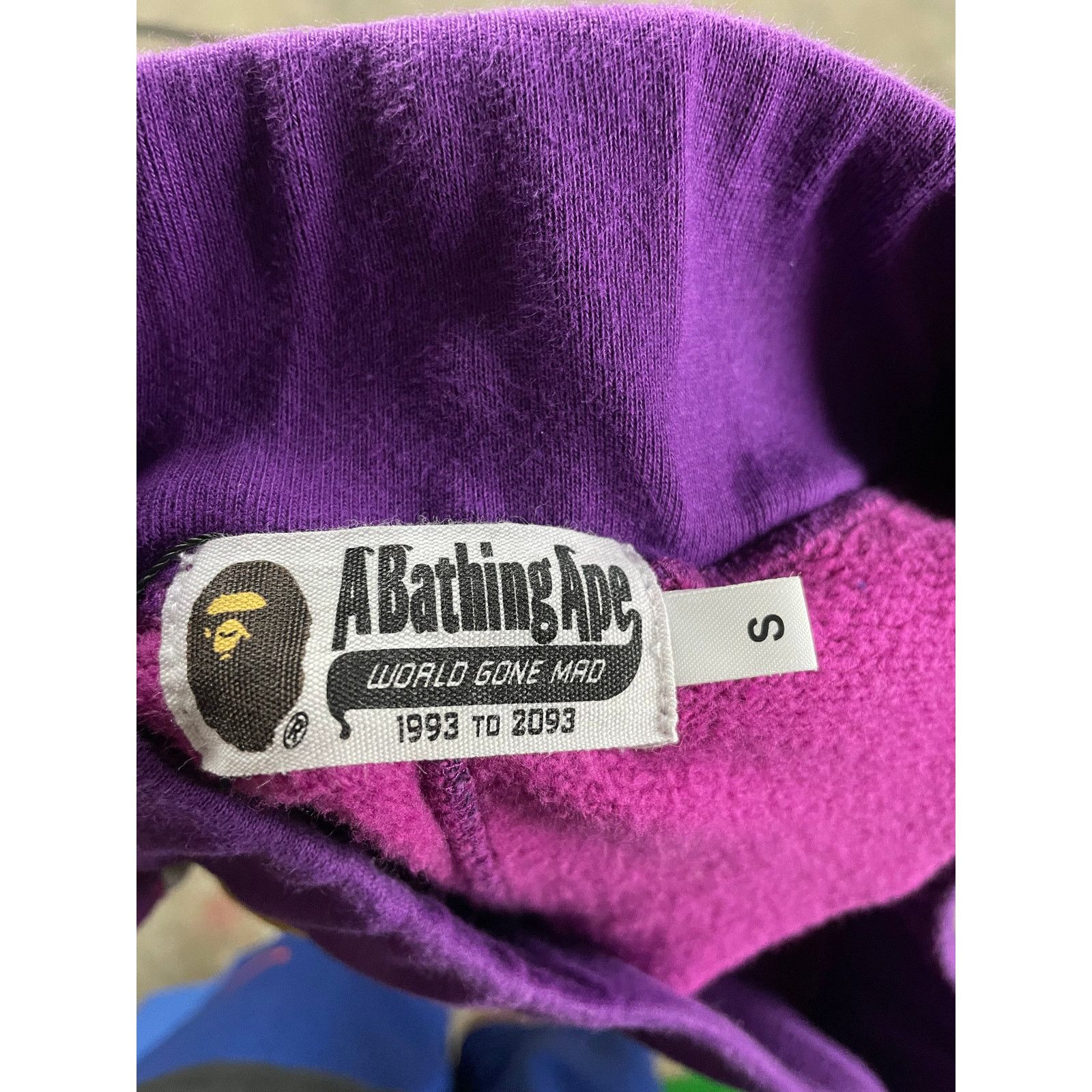 Bape BAPE Sweats Purple Yellow Used Small Size US 30 / EU 46 - 2 Thumbnail