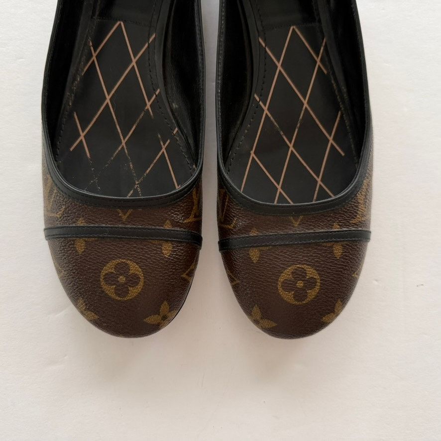 Louis Vuitton Louis Vuitton Infrarouge Ballet Flat 40.5 Revival Monogram Size US 9.5 / IT 39.5 - 3 Thumbnail