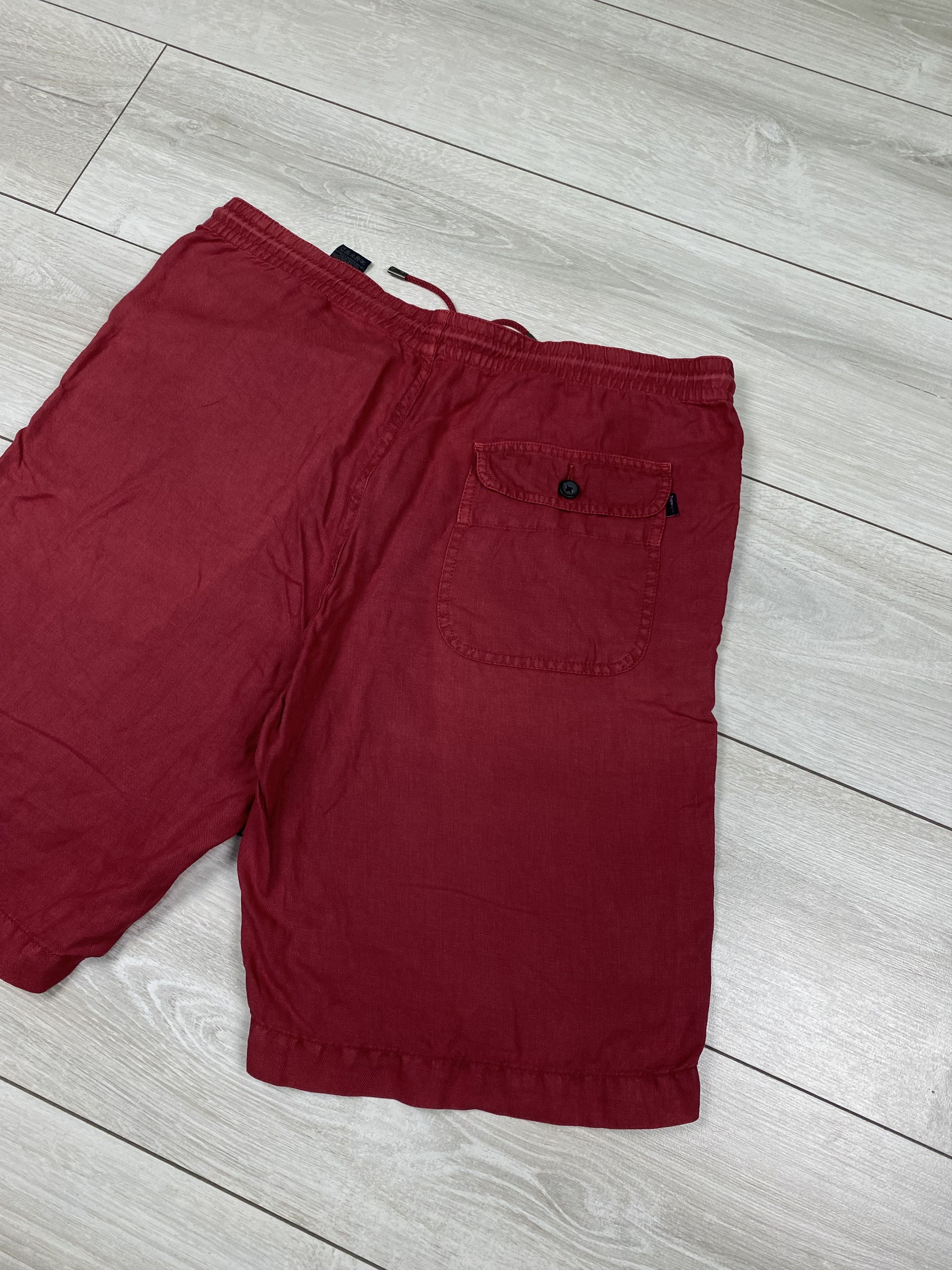 Ermenegildo Zegna Vintage Zegna sport red linen shorts size s-m Size US 31 - 13 Thumbnail
