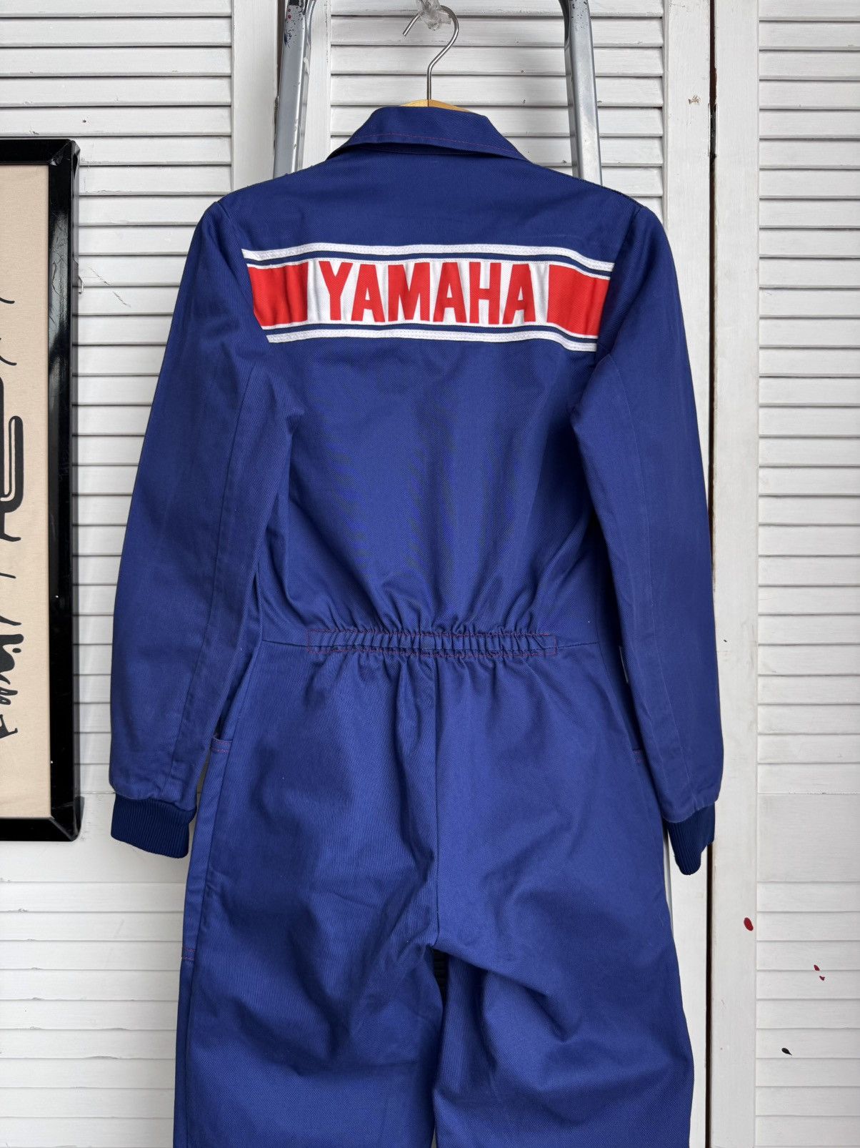 Yamaha Vintage Yamaha Race Team Coveralls Jumpsuit Mechanic Workwea Size US 26 / EU 42 - 11 Thumbnail