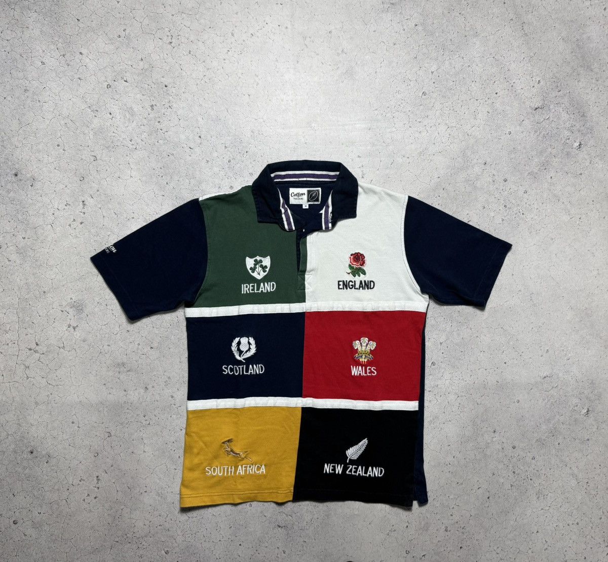 Cotton Traders Cotton Traders Rugby League Vintage Polo Shirt Size US M / EU 48-50 / 2 - 1 Thumbnail