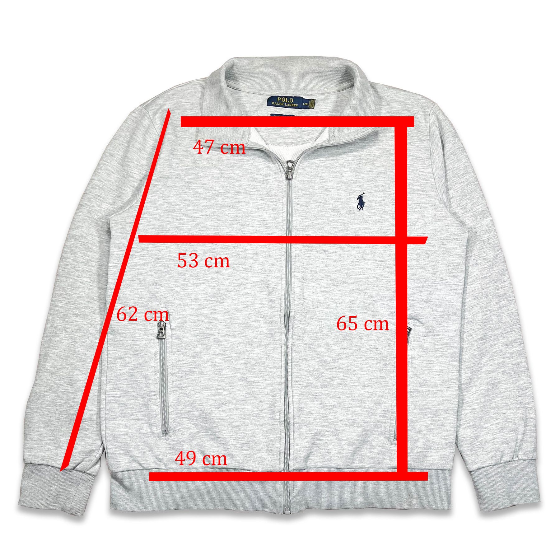 Polo Ralph Lauren Polo Ralph Lauren zip-sweater • L size, fits more like M Size US L / EU 52-54 / 3 - 8 Thumbnail
