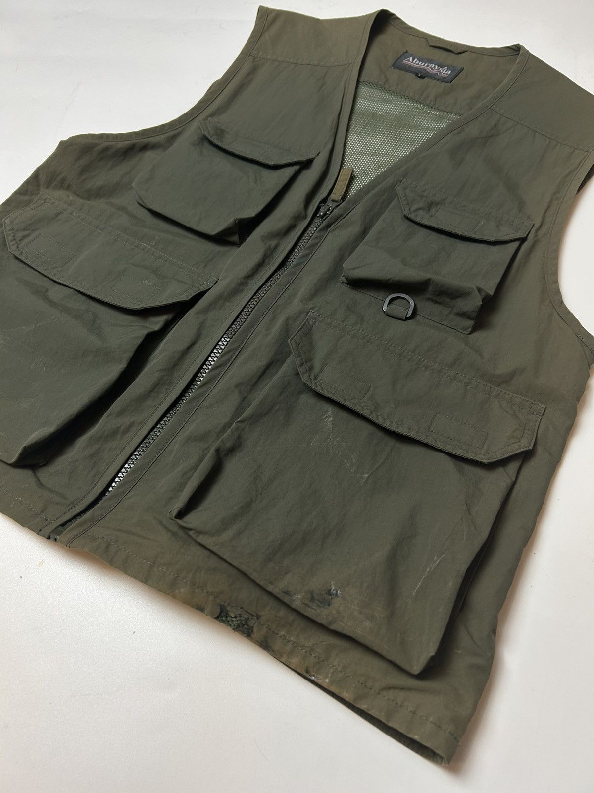 Japanese Brand ABURAYSIA ARMY GREEN VEST Size US S / EU 44-46 / 1 - 3 Thumbnail