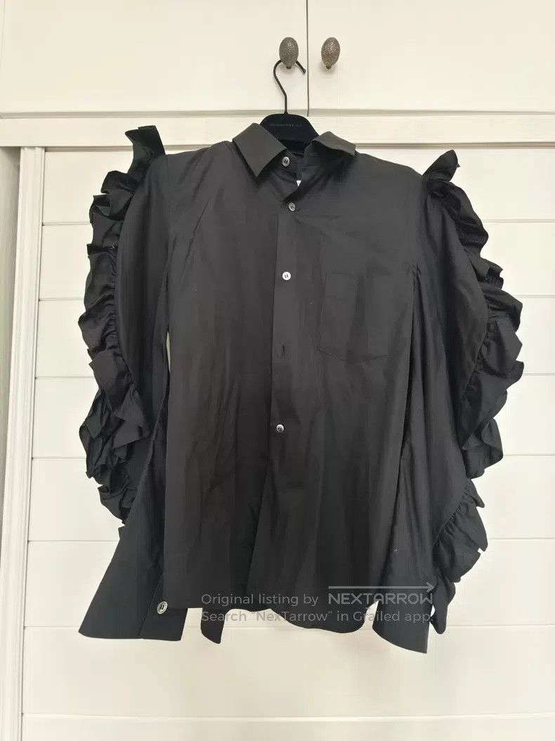 Comme des Garcons Comme des Garcons Main line lace sleeve shirt Size M / US 6-8 / IT 42-44 - 1 Thumbnail
