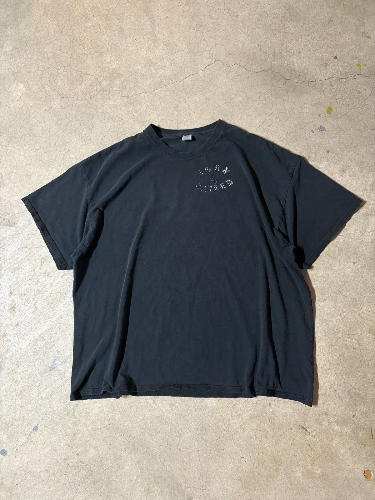 Gildan Born X Raised Los Angeles Dodgers Tee T-shirt Faded Black Size US XXL / EU 58 / 5 - 1 Thumbnail