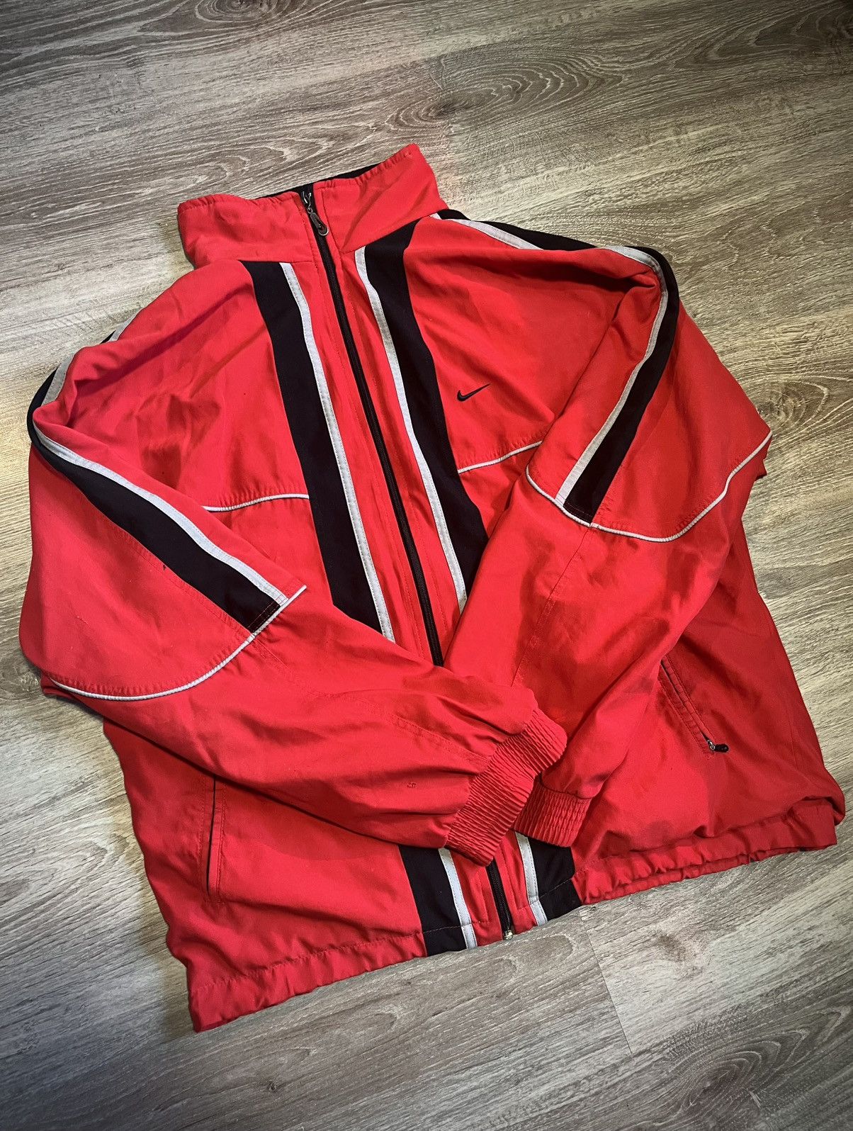 Nike Vintage Nike Windbreaker Jacket 90s Size US L / EU 52-54 / 3 - 1 Thumbnail