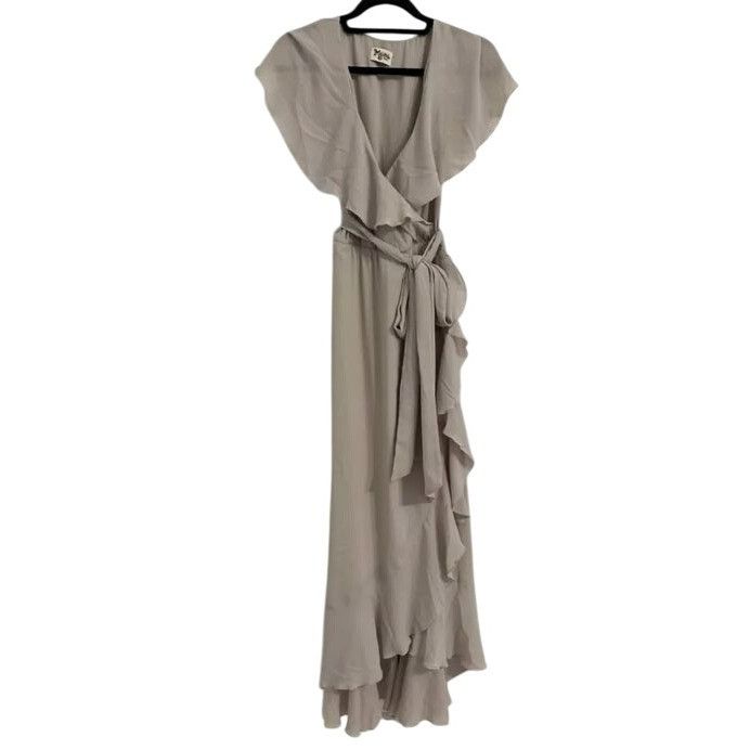 Show Me Your MuMu Show Me Your Mumu Jess Ruffle Midi Dress With Sash Size M Ne Size M / US 6-8 / IT 42-44 - 8 Thumbnail