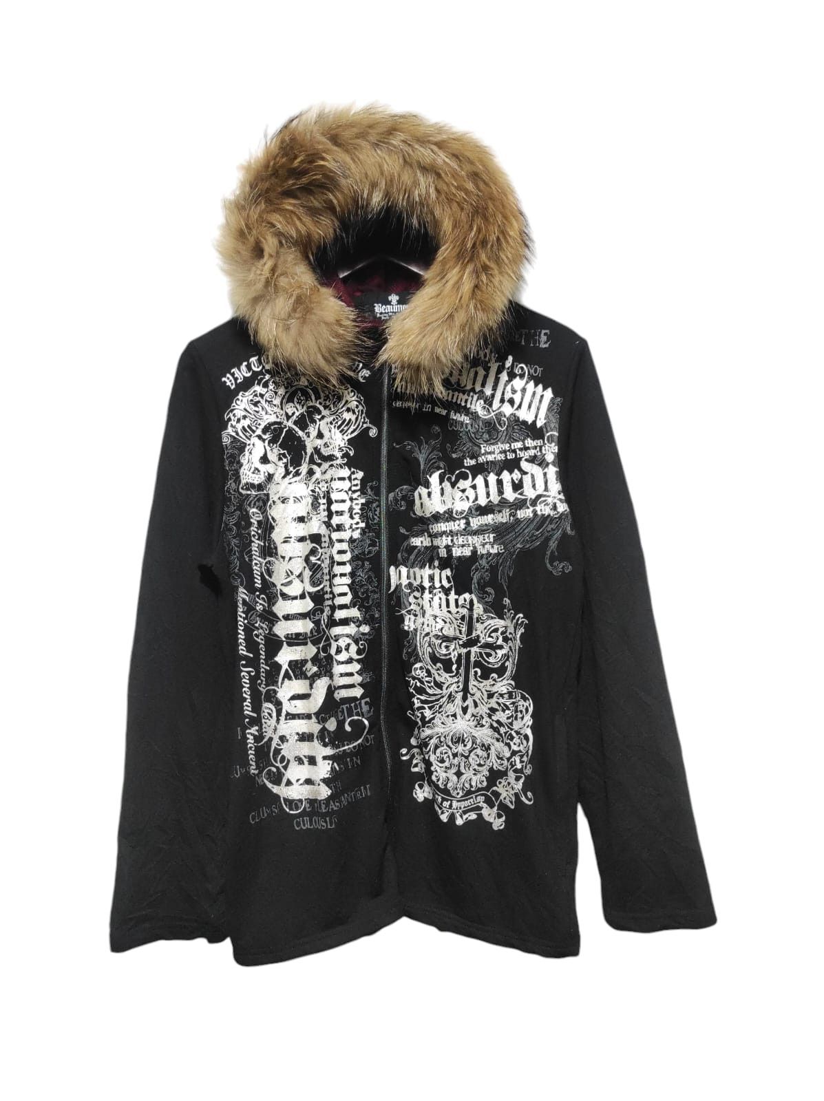 Affliction Beaumere Poem Fur Hoodie IfSixWasNine LGB style Size US M / EU 48-50 / 2 - 1 Thumbnail