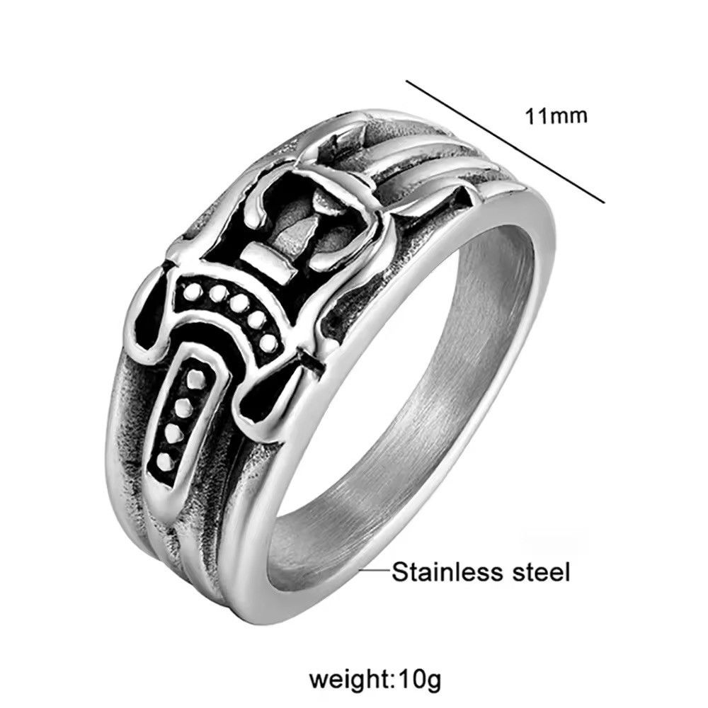 Jewelry × Vintage Vintage Anchor Punk Rock Ring Size ONE SIZE - 2 Thumbnail